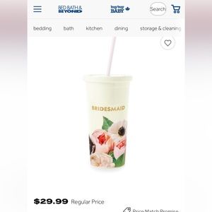 Kate Spade Bridesmaid Tumbler